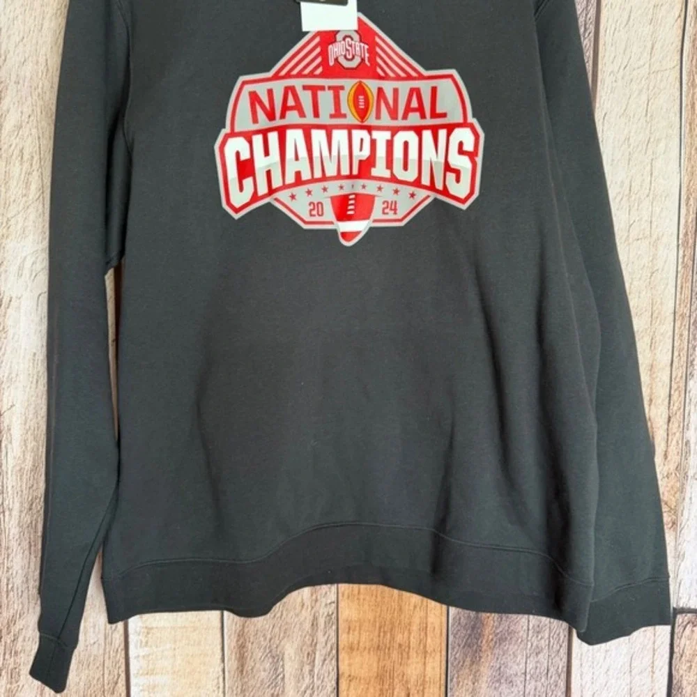 Nike Sweatshirt Ohio State Buckeyes National Champions Crewneck Gameday XL NWT